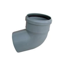 Valsir Polypropylene HTB 125 mm x 87° 30 Inch for Drainpipes, Multi-Colour, Standard