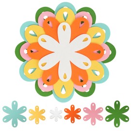 20 Pcs Felt Pot and Pan Protectors Larger & Thicker Colorful Pot Separators Pads 9/12/14/16 Inch for Stacking and Protecting Glassware, Cookware and More (Refreshing)