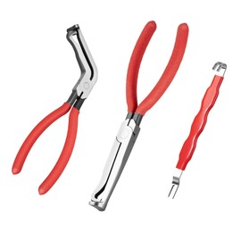 Electrical Disconnect Pliers Set, 37960, 37980 Electrical Connector Pliers for Cars, Connector Separator 13120, Automotive Terminal Plug Removal and Fuel Line Disconnect Tools, Red