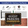 Welcome Guest Parking Signs 14"x 10" Visitor Parking Signs Metal
