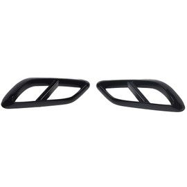 Rear Exhaust Tailpipe Cover Trim for E Class W214 AMG Line 2023+ Sporty Look Protective Function (Bright Black)