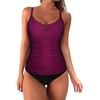Firpearl Women Underwire Tankini Top Only V Wire Modest Swimsuits