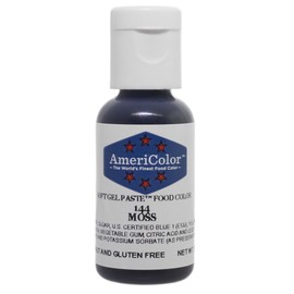 AmeriColor Food Coloring, Moss Soft Gel Paste, .75 Ounce Bottle Food Color