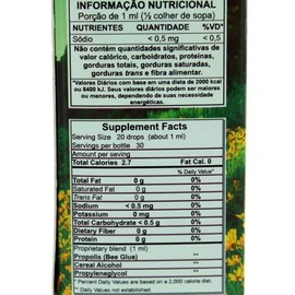 5 Brazilian Green Propolis Glycolic Extract Polenectar WF40 - No Alcohol