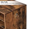 HOOBRO Countertop Mail Sorter Organizer, Wooden Literature Organizer, Student Mailbox