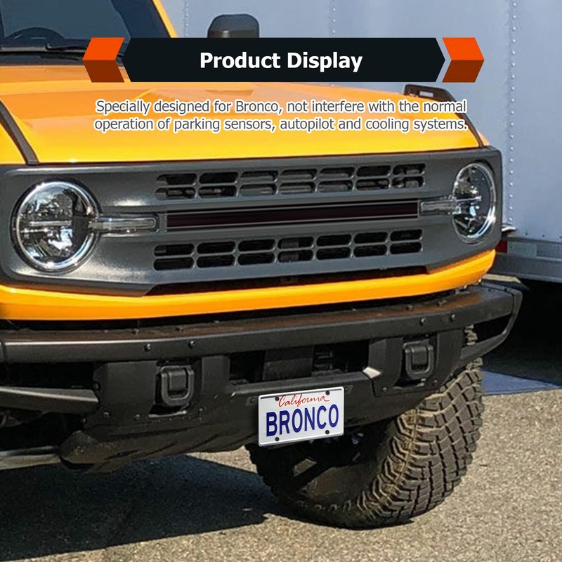 WeiSen Front License Plate Holder Mounting Brackets Compatible with Ford
