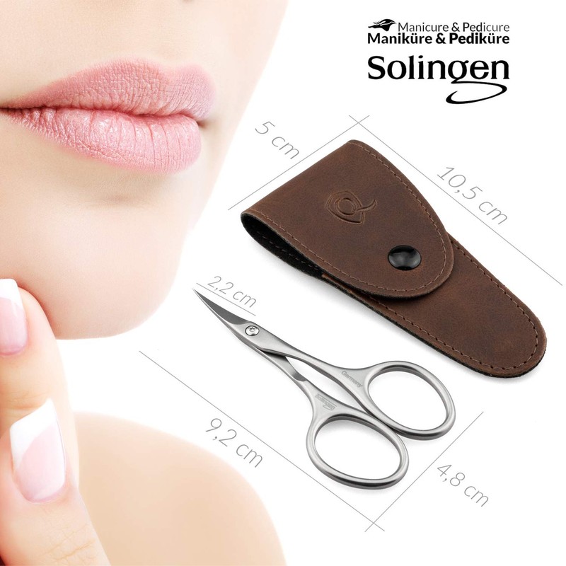 marQus INOX Cuticle Scissors extra fine curved Scissors extra sharp