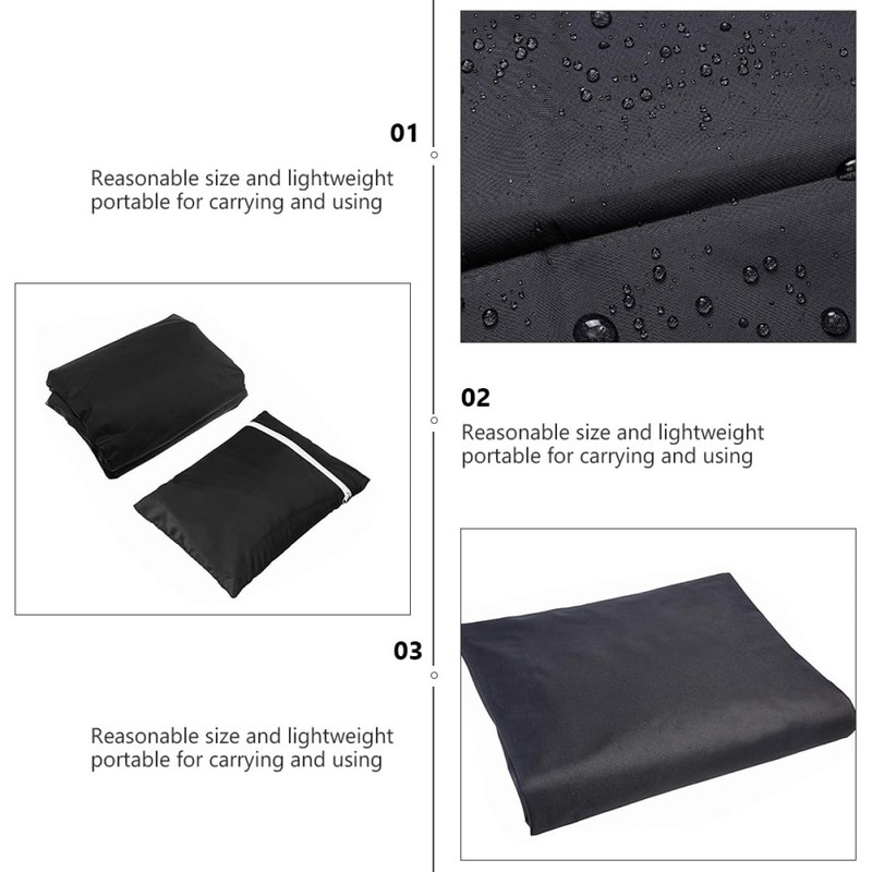 NOLITOY 1pc BBQ Cover Windproof and UV Resistant Easy to