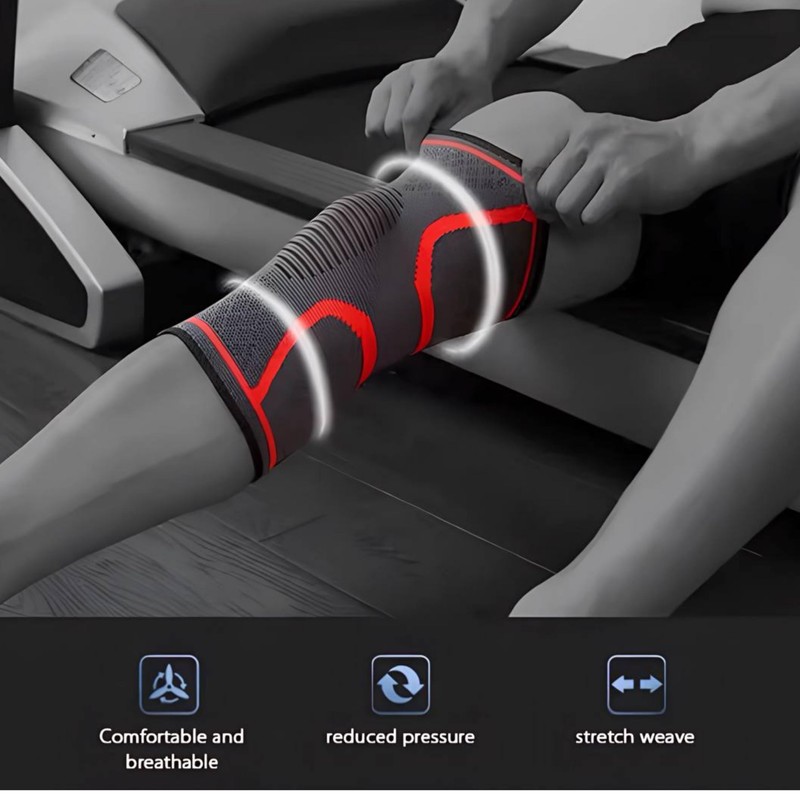 HENKi Pack of 2 Premium Knee Support, Compression Bandage for