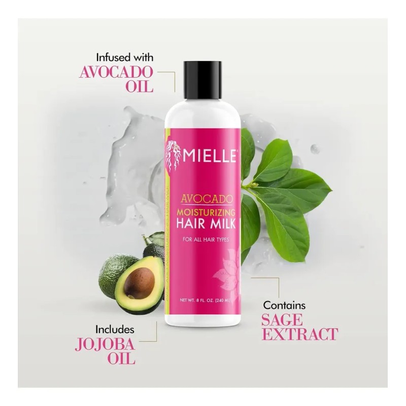 Aguacate Hidratante De Pelo, Mielle Organics