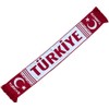 Taraftar 7/24 Türkiye Scarf for Football Fans, Red and white