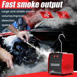 Upgrated Smoke Machine Automotive Leak Detector,Smoke Machine for Car- 12V DC EVAP Vacuum Diagnostic Tester for Pipe System,Can be Hand-Carried or Hung