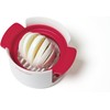 Prepworks by Progressive - Cortador de huevos compacto, blanco, rojo