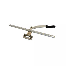 Kay Enterprise Trailer Door Latch 24" Aluminum Single Hinge  Stainless  Hasp- Bolts