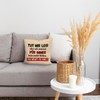 speecheese Friendship Cushion with Linen Look with Saying "TUT Mir