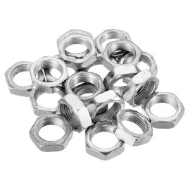 PATIKIL M20 x 1.5 Steel Hex Nuts, 20 Pack Metric Thread Zinc Plated Finished Hardware Nuts Screw Bolt Fasteners 9mm Height