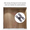 2 Pieces Concealed Folding Hinges 180 Degree Folding Door Hidden
