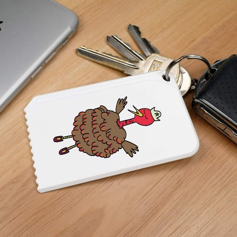 Azeeda 'Tiara Turkey' Plastic Ice Scraper (IC00033129)