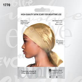 Evolve Satin Edge Wrap Scarf