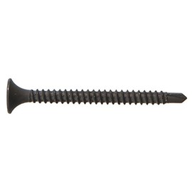 The Hillman Group 39532 6 x 1-7/8-Inch Self Drilling Phillips Drywall Screw, 100-Pack , black
