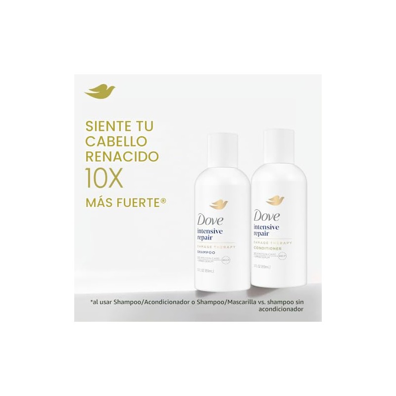 Dove Set De Champú Y Acondicionador Travel Essentials Reparación Intensiva