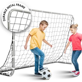Soccer Goals Football Goals, 6'x4' Metal Frame with All Weather Net