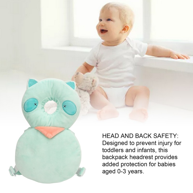 Baby Head Protection Backpack Super Soft Adjustable Strap Safety Pad