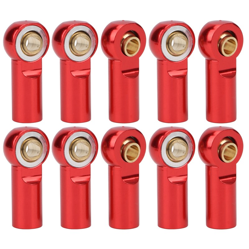 10Pcs RC Car Pull Connecting Rod Metal Ball Joint Accessory