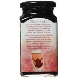 WILD HIBISCUS FLOWER COMPANY Syrup, Rose, 12.3 fluid ounce