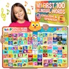 First 100 Words Bilingual Electronic Alphabet Poster – Interactive Learning