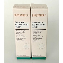 Biossance Squalane + Retinol Night Serum, 10 Travel Size 1.7 FL OZ EA.