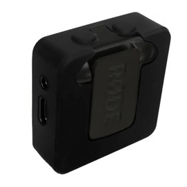 FONDFRAMORY Silicone Protective Cover for RODE Wireless GO II, MIC Silicone Case (3 Pieces, Black)