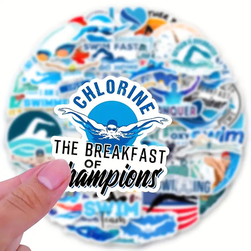 PMLAND 100 Pcs (2 Pack of 50 Designs) Waterproof Stickers