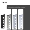 Dalsys Outer Corner for Tile Rail Aluminium (Anodised) Quarter Circle