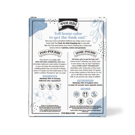 Poo~Pourri + Home~Pourri, ~Pourri Home and Bathroom Stink-Stopping Set, Fresh Air, Natural + Clean Travel Friendly, 1.4 Oz, 1 Count (Pack of 2) (ST9574)