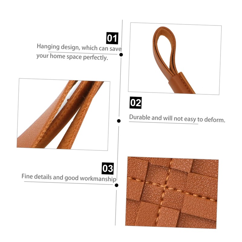 NOLITOY Hanging Planter Leather Sling for Use Flower Pot Holder