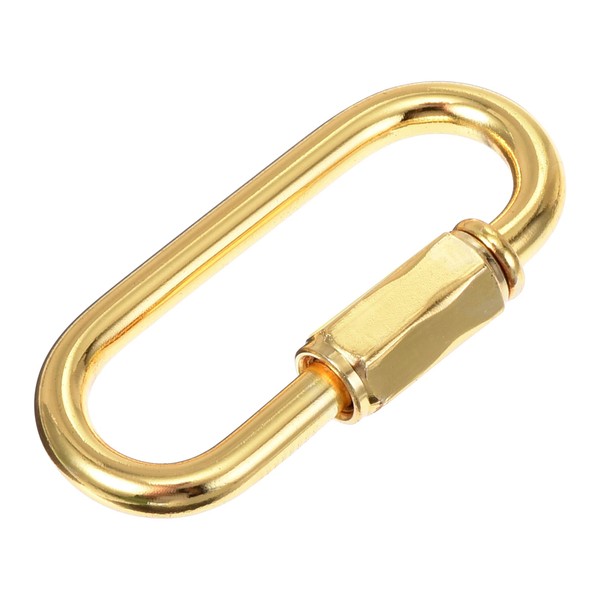 sourcing map Chain Connector, 4mm Thick Quick Link Screw Lock