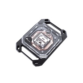 Bykski CPU-XPR-M-V3 High-Performance CPU Water Cooling Block - Featuring Aggressive 0.08mm Fins - Sturdy Mounting Construction with Elite Cooling - for AMD Ryzen 3/5/7/9 (AM4/AM5) - Black