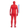 Full Bodysuit With Zipper Helper Unisex Spandex Stretch Adult Costume