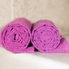 Extra Long (36 Inches) Exfoliating Bath Cloth/Towel (4 Pack) Gray,