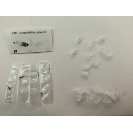 50-Pack of Large Open Hearing Aid Domes for Phonak - Smokey Color