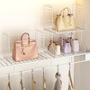 Purse Storage Organizer for Closet : Adjustable 2-Pack Dividers Handbag