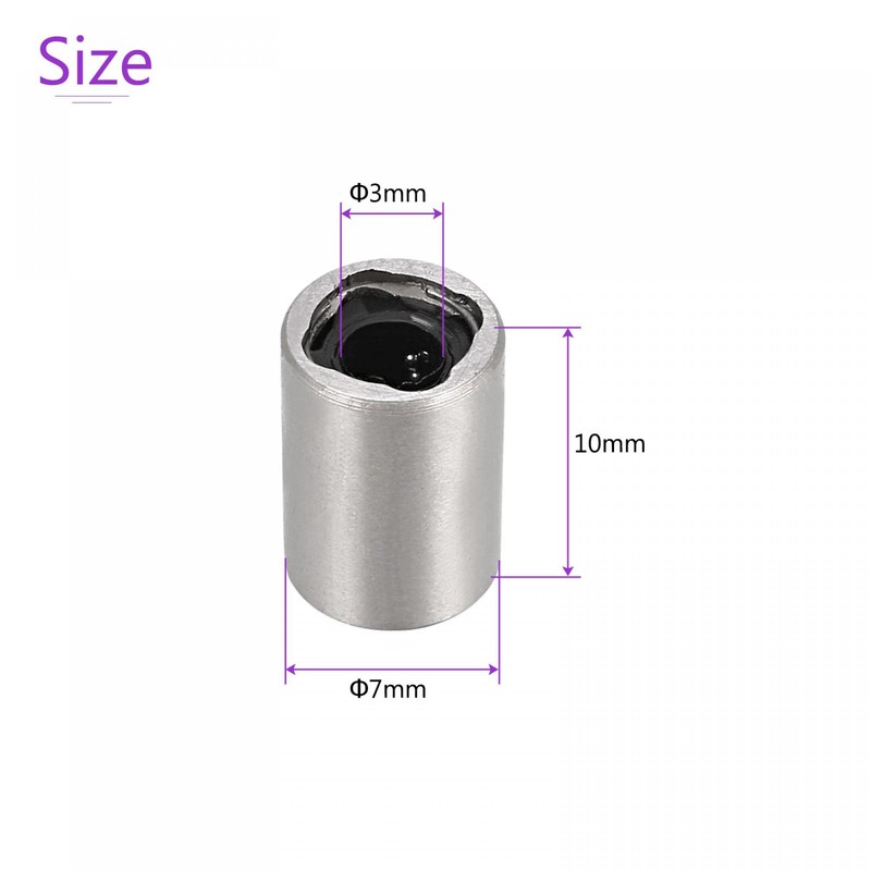 sourcing map LM3UU 3 mm Bore 7 mm Linear Ball