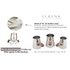 Serenk Turkish Coffee Pot Cezve, Milk Warmer, Ibrik Briki Greek