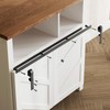 FLYVLIEG Upgraded 4FT Mini Folding Sliding Barn Door Hardware Kit