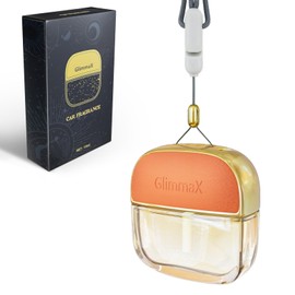 Car Air Freshener Hanging,Lambskin Diffuser,Essential Oil Diffuser for Car,Strong Freshener with Odour Eliminator Technology,Long Lasting Scents. (Golden Charm Encounter)