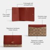 Coach Coated Canvas Signature Essential Medium Flap Wallet