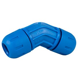 RAPID AIR FASTPIPE 45 DEGREE ELBOW ADAPTER FOR 1" FAST PIPE TUBING, FOR COMPRESSED AIR PIPING PIECE, F2004