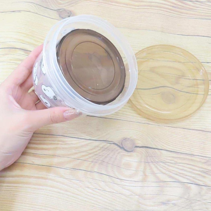 Kamio Japan Snoopy Round Container 230194 Snoopy & Brothers Peanuts