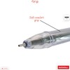 NATARAJ - 10 Gelix Gel BLACK Pens 0.7mm Fine Tip